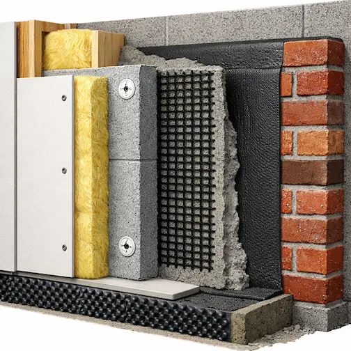 Completed basement wall system installation Fort Collins