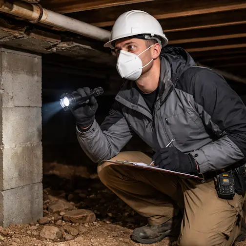 Professional crawl space inspection Fort Collins Northern Colorado